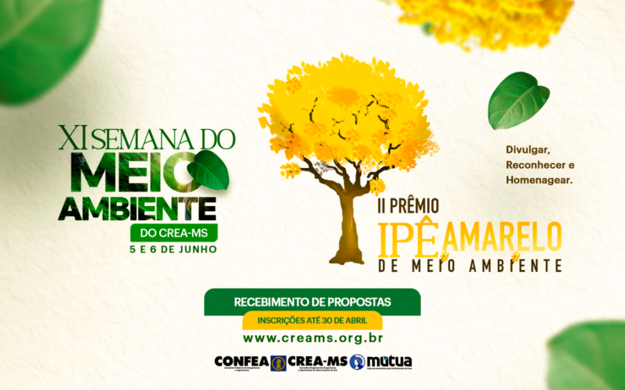 Inscrições abertas para II Prêmio Ipê Amarelo de Meio Ambiente