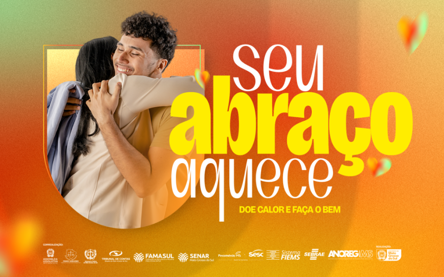 TCE-MS arrecada peças de inverno para a campanha Seu Abraço Aquece