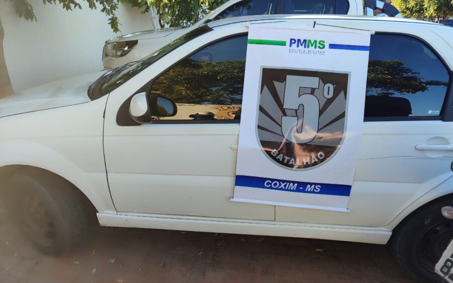 Polícia Militar recupera veículo  furtado e prende autores em flagrante em menos de 24h em Coxim