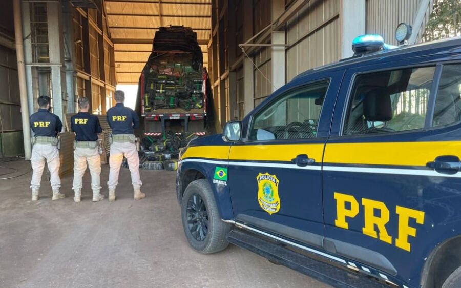 Homem é preso com 8,1 toneladas de maconha na BR-163