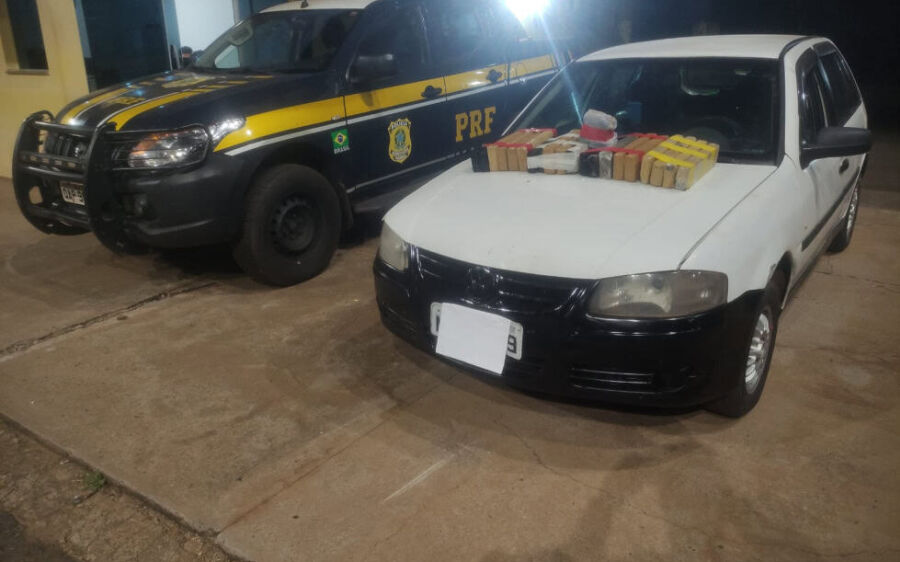 PRF apreende 266 kg de maconha em duas ocorrências na BR-262