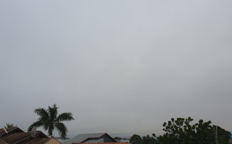 Com avanço de frente fria, dia começa com 11°C na fronteira e 17°C em Coxim