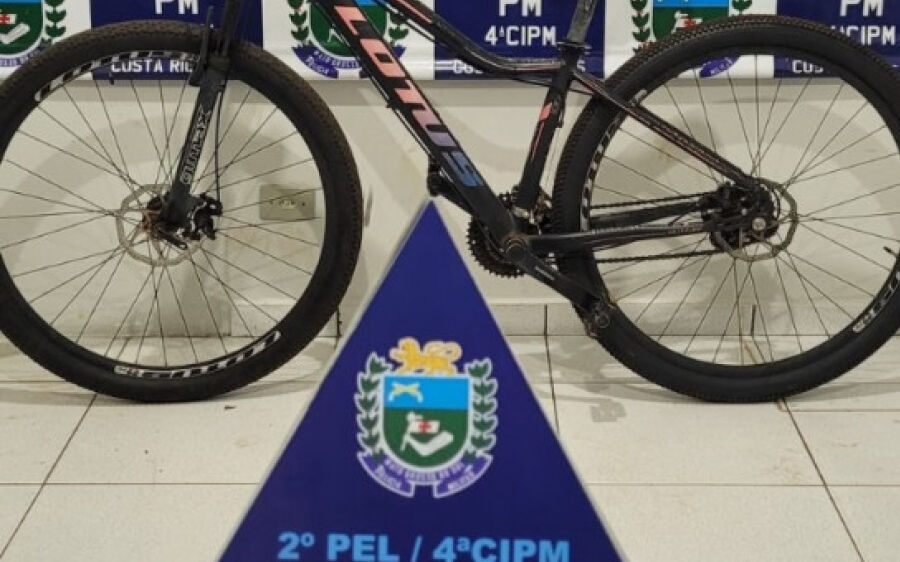 Jovem é detida por receptação após comprar bicicleta furtada