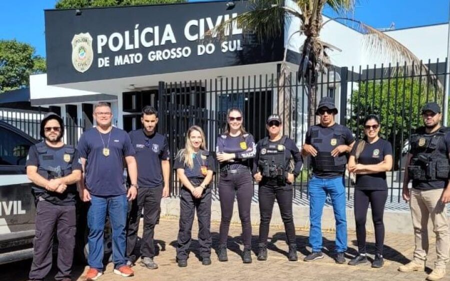 Polícia Civil cumpre mandado de busca e apreensão durante Operação Caminhos Seguros em Coxim