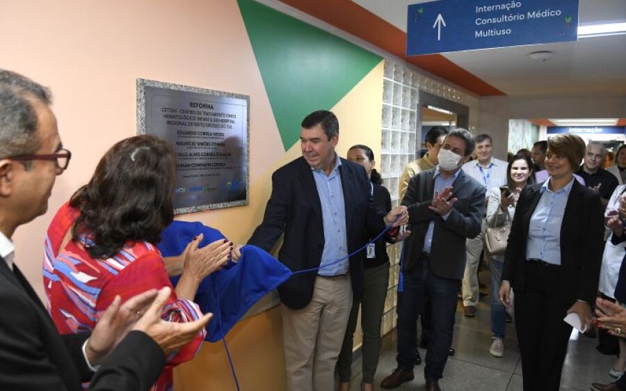 Com apoio do Governo de MS, AACC entrega reforma do centro de tratamento de oncologia infantil no HR