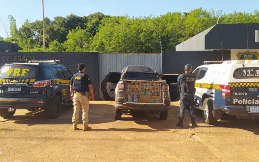Homem é preso com uma tonelada de maconha na BR-267