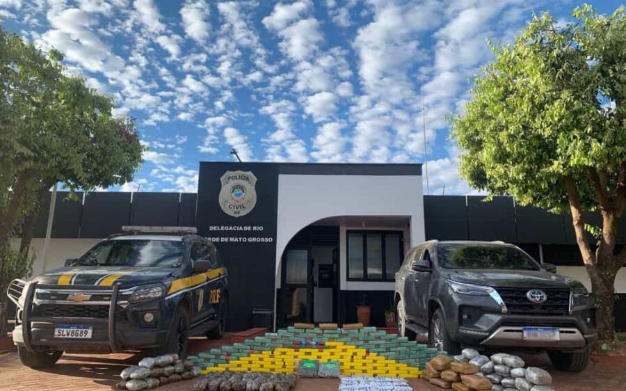 Dois homens são presos transportando cocaína e skunk em Rio Verde