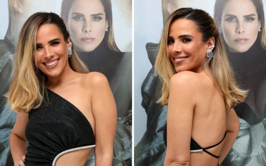 Wanessa sensualiza em show e arrasa no look