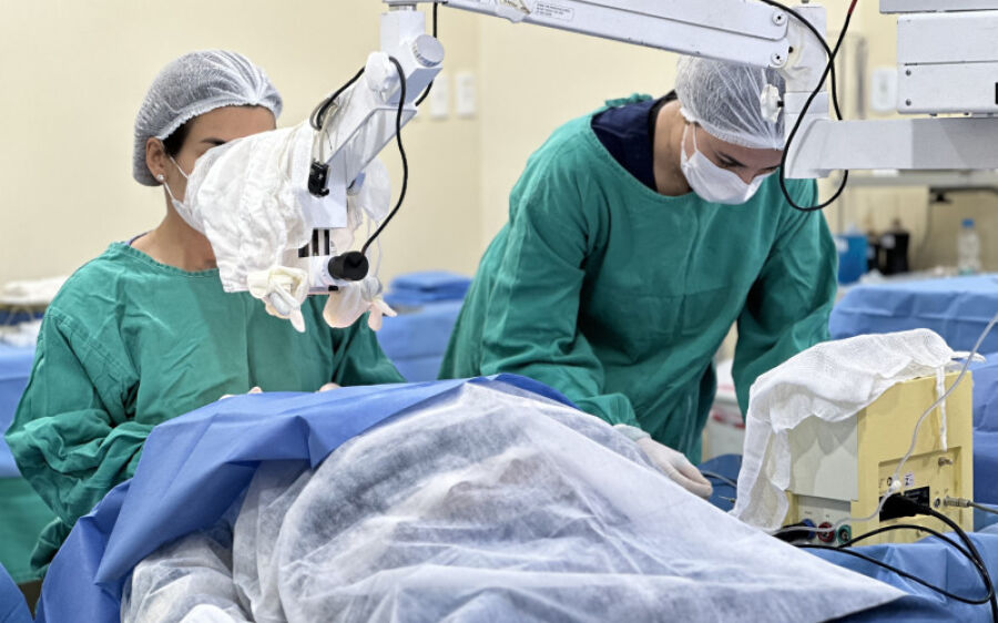 Hospital Regional de Coxim realiza mutirão de cirurgias de catarata