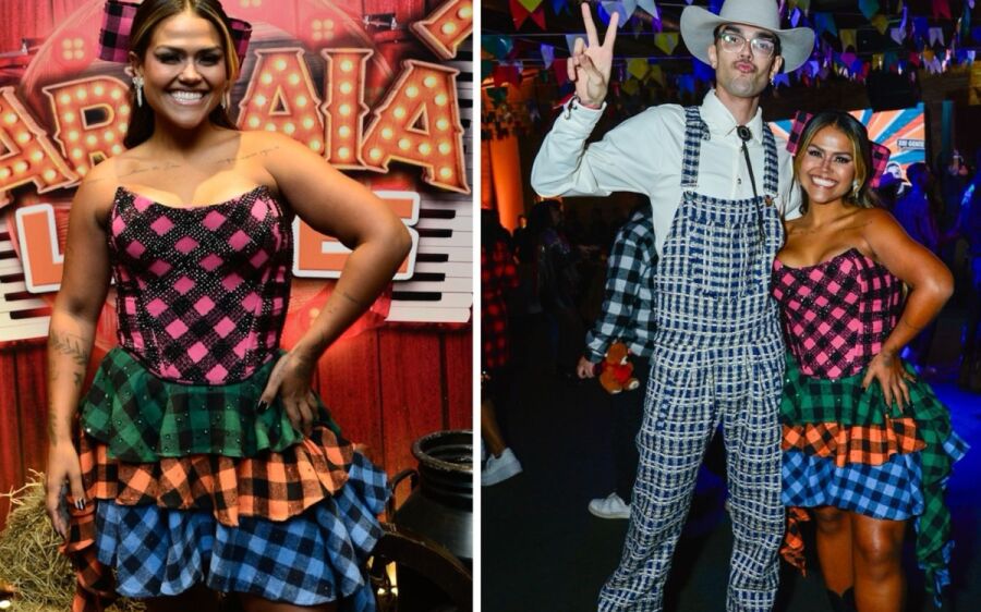 Arraiá de Camila Loures tem show de Luan Pereira e legião de famosos.