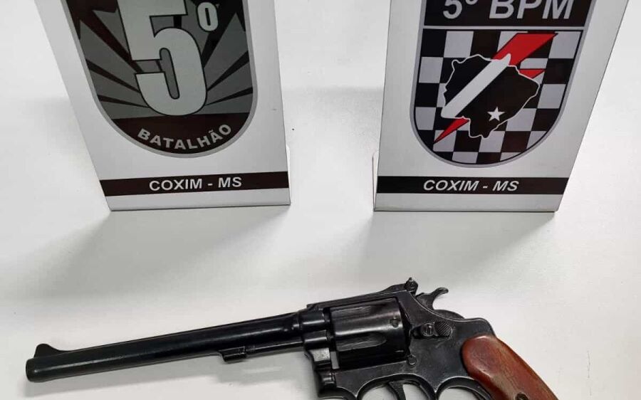 Homem é preso por posse irregular de arma de fogo em Coxim