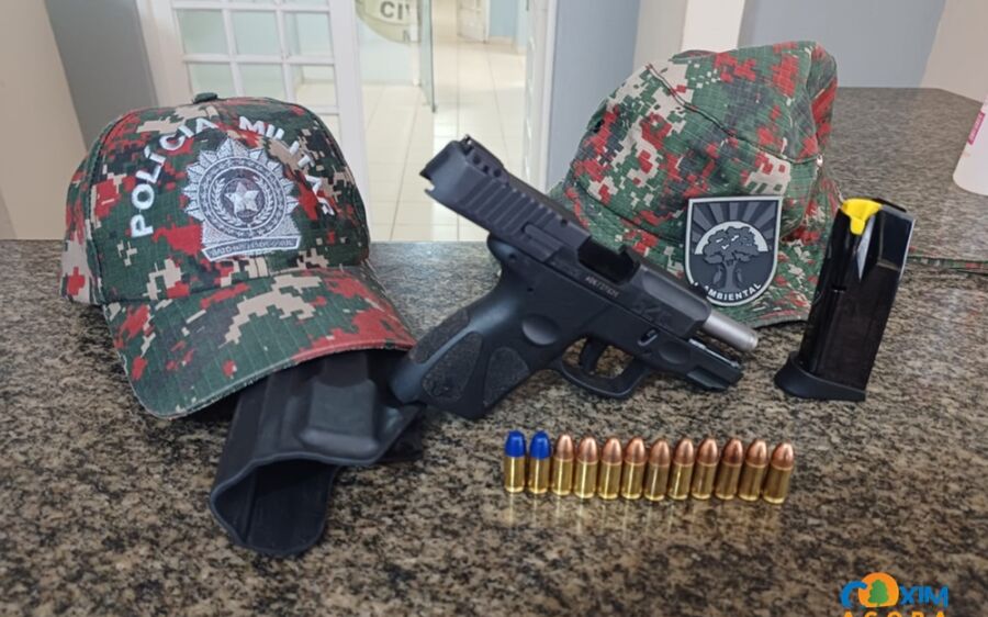 PMA prende pescador portando pistola 9mm durante Operação no Rio Taquari 