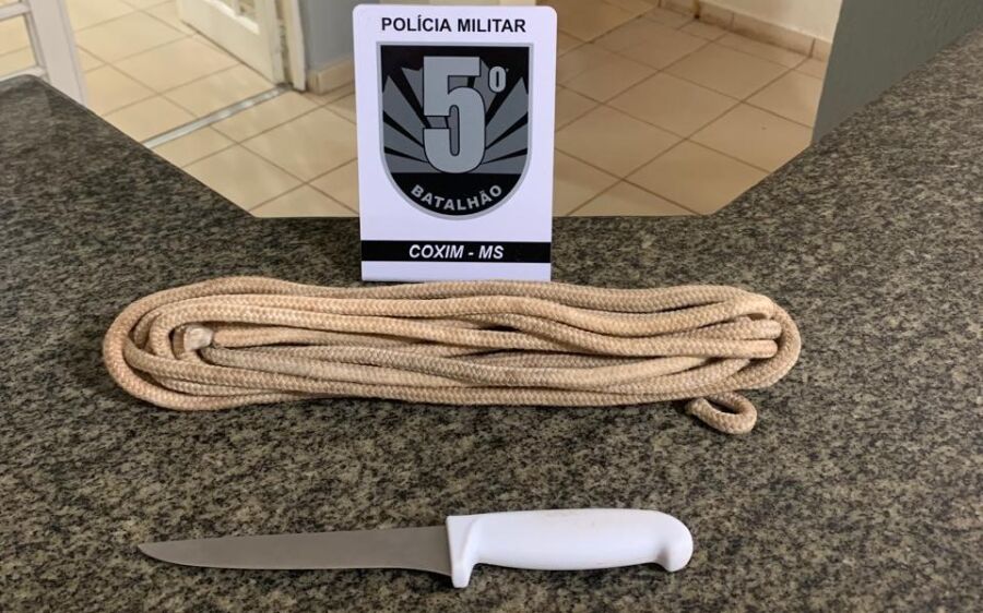 Polícia Militar prende homem em flagrante por dano em Coxim