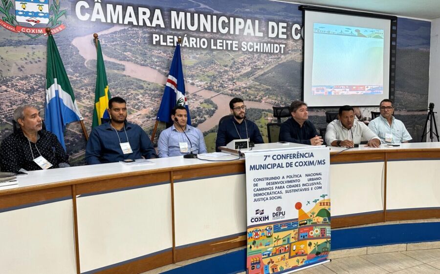 Coxim debate futuro urbano na 7ª Conferência Municipal