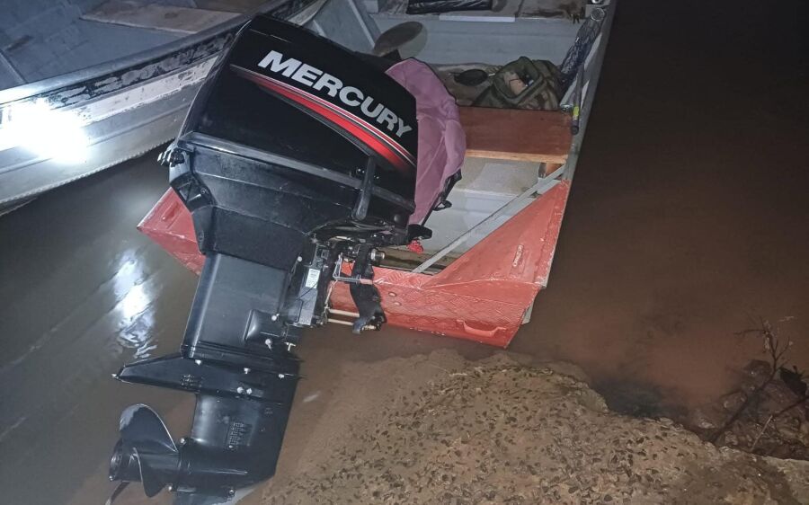 Dois pescadores são multados em R$ 1 mil por pesca ilegal no Rio Taquari, em Coxim