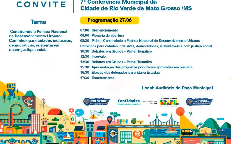 Rio Verde se Prepara para a 7ª Conferência Municipal da Cidade