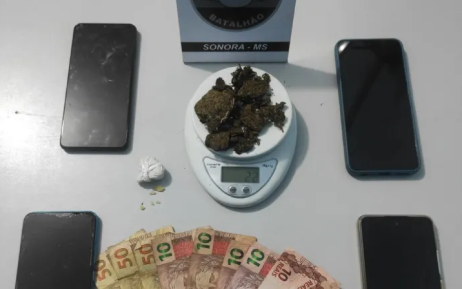 Polícia Militar prende jovem por tráfico de drogas em Sonora