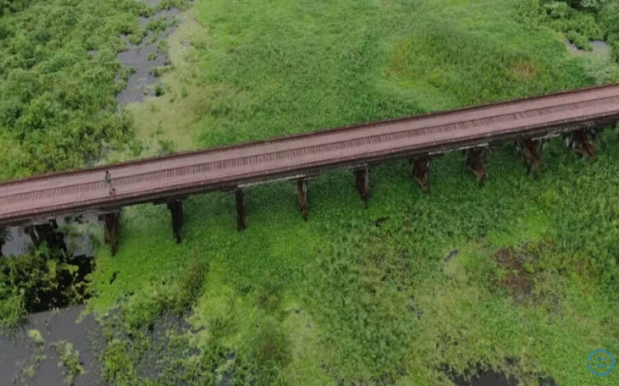 ANTES e DEPOIS: veja como ficou ponte consumida pelo fogo no Pantanal
