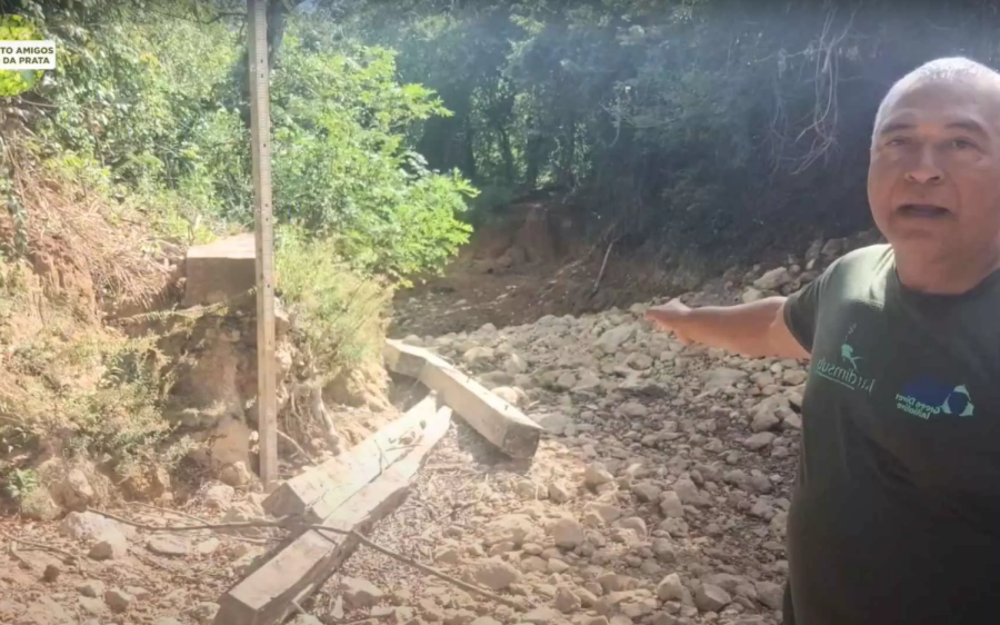 Com nível 25 cm abaixo do normal, falta de chuvas faz Rio da Prata sumir em MS