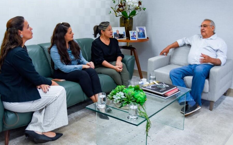 Presidente do TCE-MS recebe visita da nova presidente da Funtrab