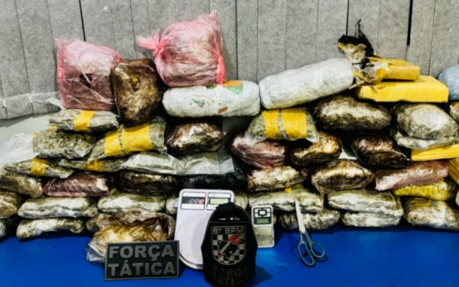 PMMS apreende mais de 33 kg de substância análoga à maconha em Corumbá