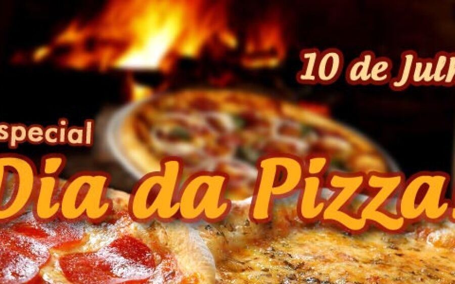 Dia 10 de julho é Dia da Pizza