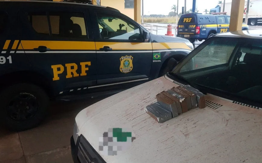 Após tentativa de fuga, homem é preso com sete quilos de cocaína na BR-267