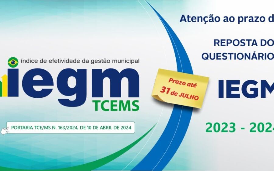Prefeitos têm até 31 de julho para preencherem questionários do IEGM