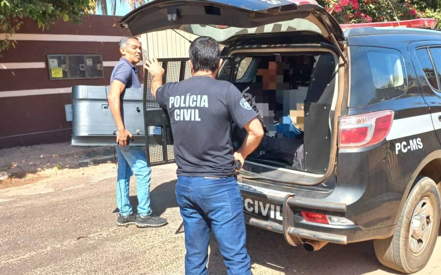 Homem é preso após ameaçar ex-companheira e furtar diversos objetos de sua residência em Coxim