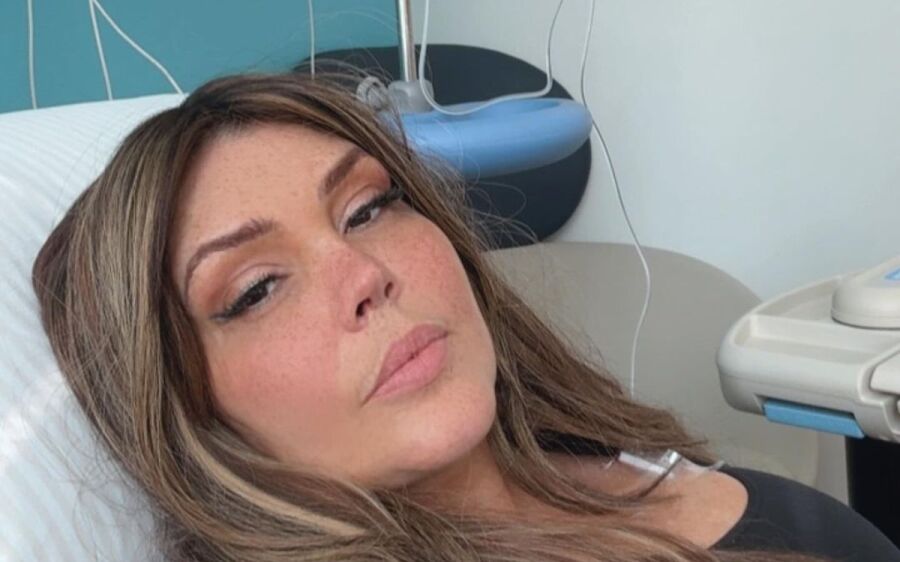 Simony surge em cama de hospital: Ter a chance de lutar