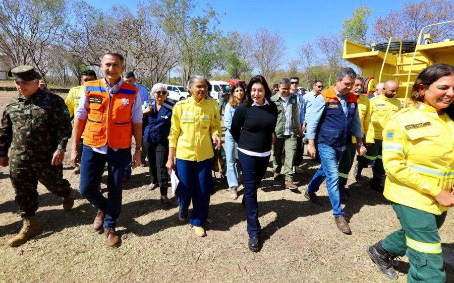 Simone e Marina voltam ao Pantanal após Lula liberar R$ 137 milhões para combater queimadas