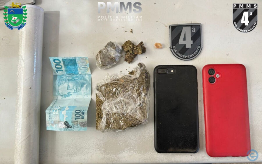Jovens são detidos com drogas em Chapadão do Sul