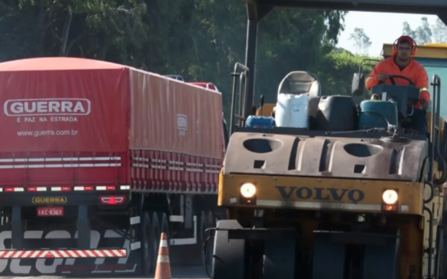 BR-163, em MS, tem pontos com interdições devido às obras de melhorias