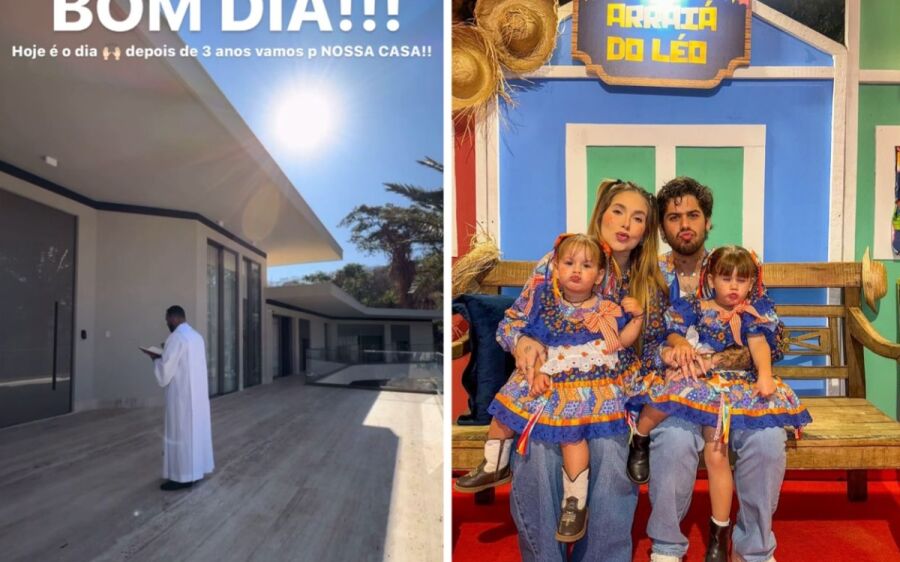 Virginia Fonseca e Zé Felipe se mudam para nova mansão em Goiânia