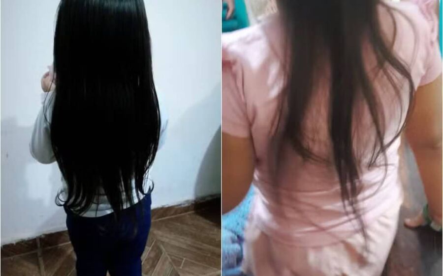 Menina autista de quatro anos volta de creche com cabelo picotado em MS