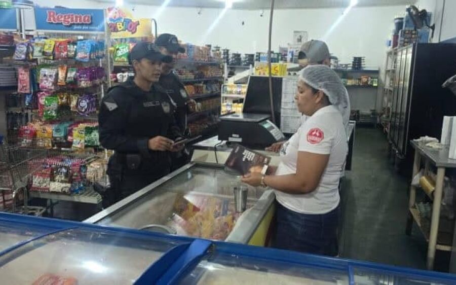 PM realiza ações da operação Shamar em prol do Agosto Lilás em Pedro Gomes