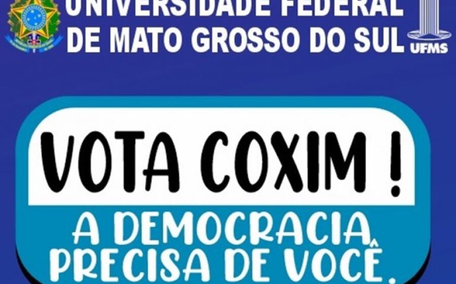 Projeto de Extensão ´Vota Coxim! A democracia precisa de você´ incentiva a participação da população