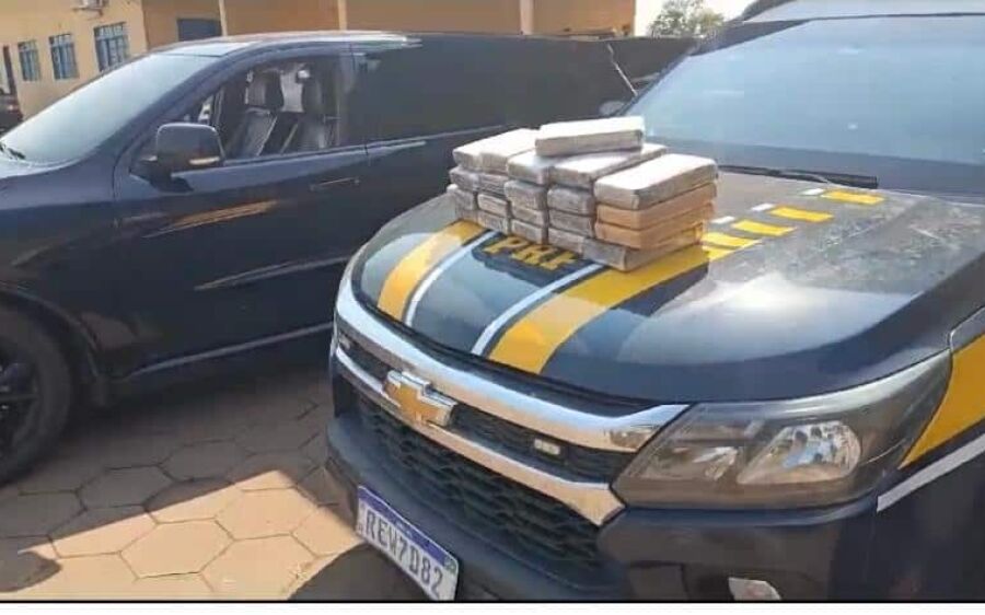 PRF apreende 22 Kg de cocaína durante ficalização na BR-267, em Bataguassu