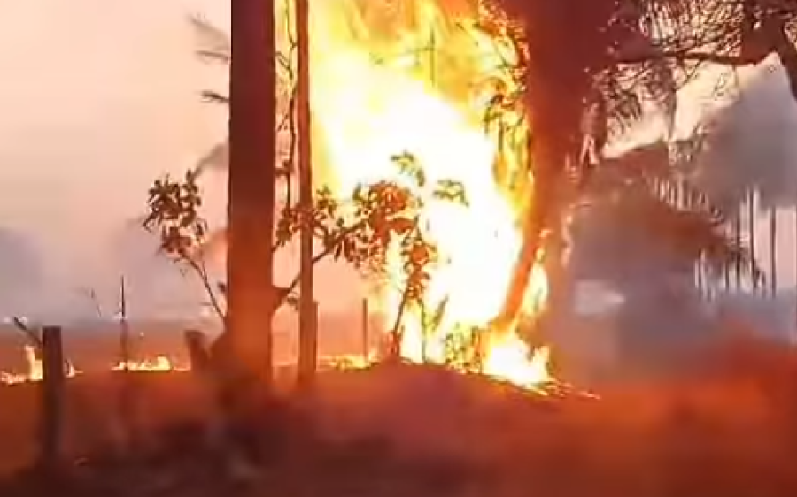 Incêndios se propagam em Coxim