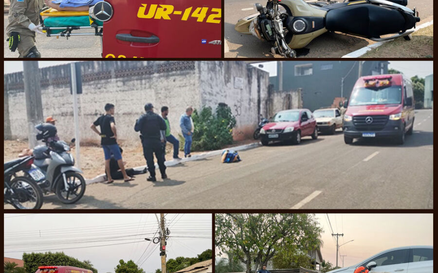 Acidentes em Coxim aumentam, somente ontem (26) foram 04
