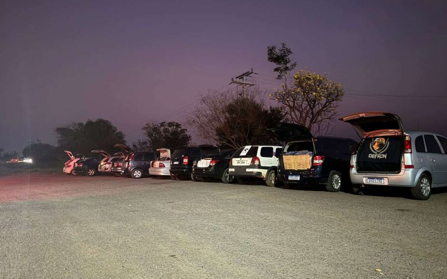 Polícia Civil e Receita Federal apreendem produtos contrabandeados no valor de R$ 1,5 milhão