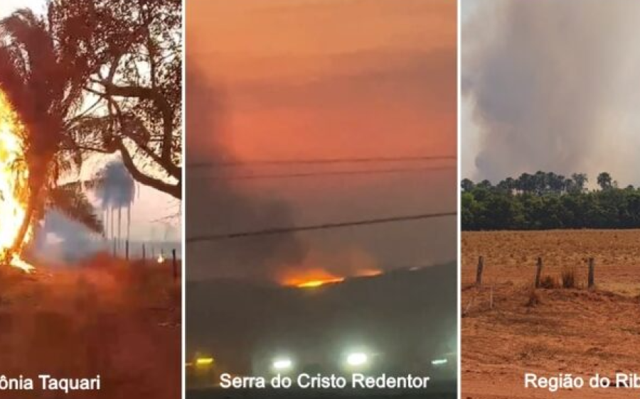 Coxim teve semana complicada por conta dos incêndios