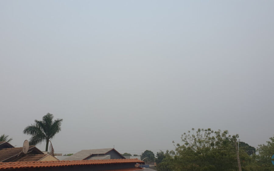 Coberto de fumaça, clima ameniza em Mato Grosso do Sul nesta quinta-feira