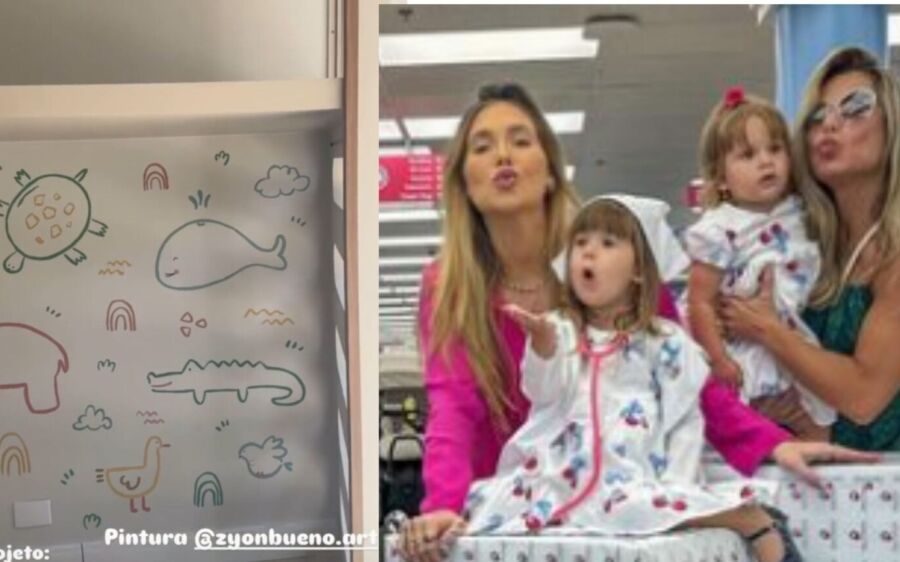Poliana Rocha mostra detalhes do quarto dos filhos de Virginia