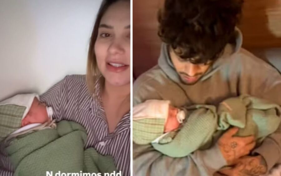 Virginia Fonseca e Zé Felipe passam a primeira noite de José Leonardo em claro