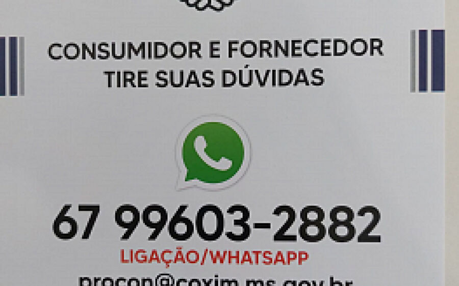 O Procon de Coxim celebra o aniversário de 34 anos de criação do Código de Defesa do Consumidor 