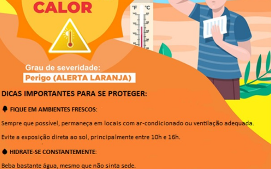 SME de Coxim emite alerta para escolas municipais por conta das altas temperaturas