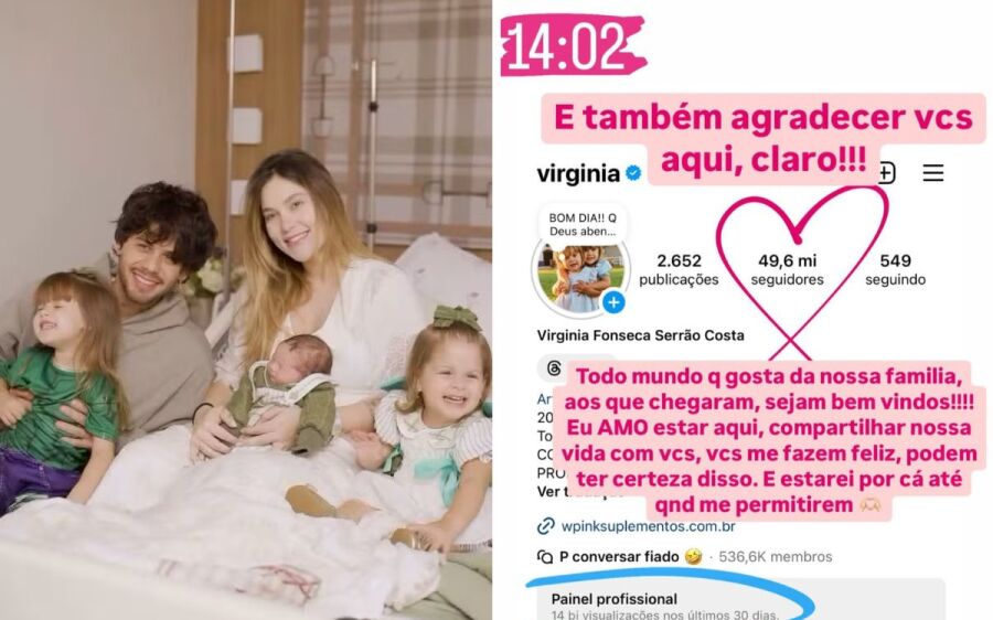 14 bilhões: Virginia Fonseca quebra recorde de engajamento