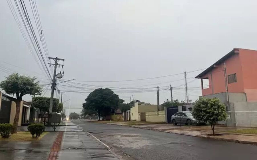 Sábado foi de chuva em pelo menos 19 municípios de MS
