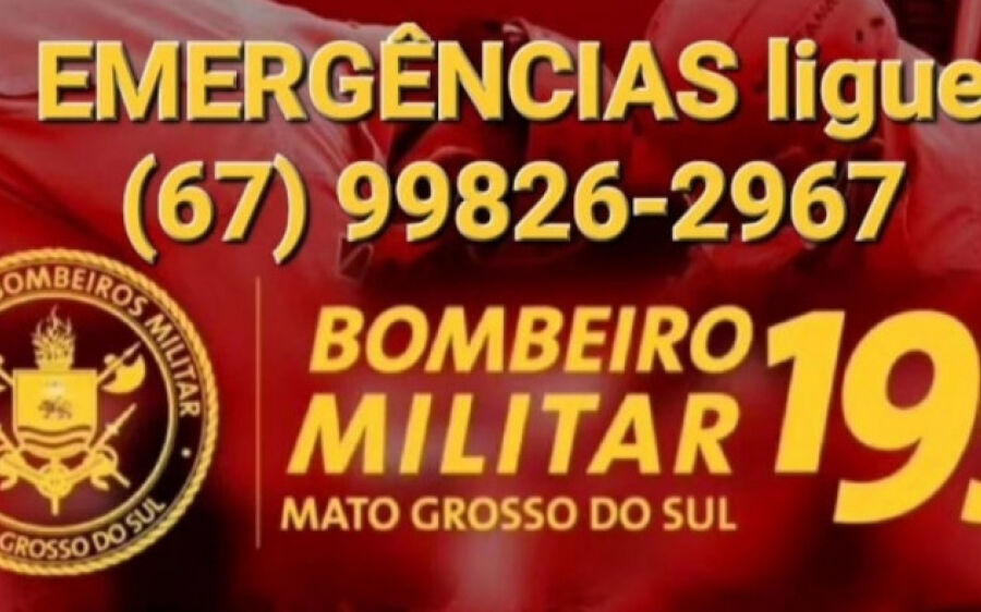 Telefone do Corpo de Bombeiros fica inoperante em Coxim